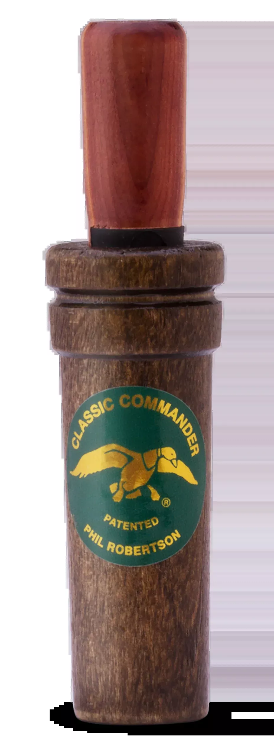 Duck Commander Classic Commander DC200 Double Reed Mallard Hen Duck Call - Natural Wood