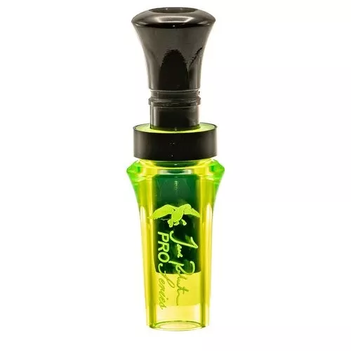 Duck Commander DCPROAC Pro SeriesDouble Reed Duck Call Mallard Hen Acrylic Chartreuse/Black