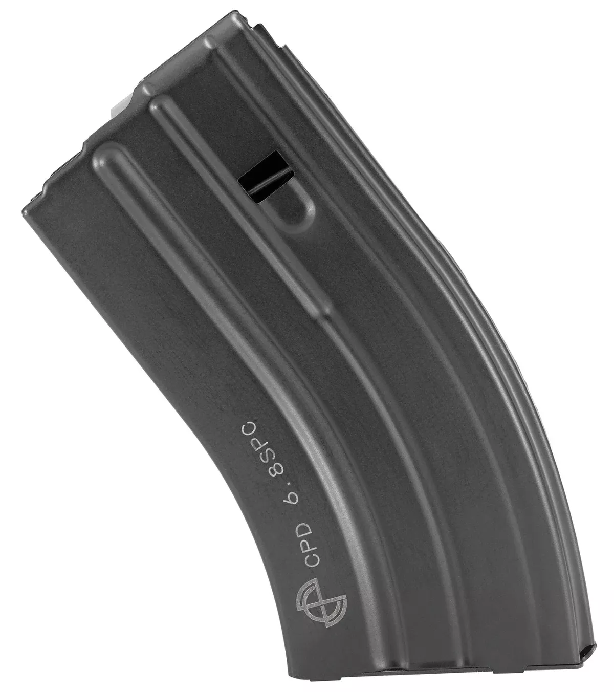DuraMag 2068041207CPD SS20rd 22 Nosler/6.8 SPC for AR-15 Black w/ Gray Follower Detachable