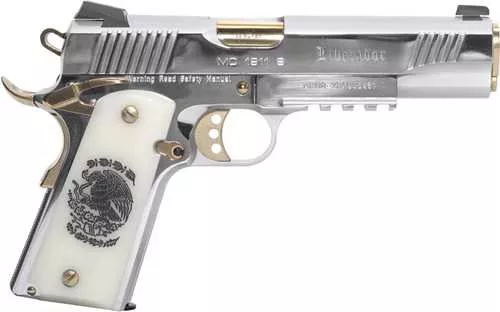 EAA MC1911S Liberador Pistol 38 Super 5" Barrel 10Rd Silver Finish