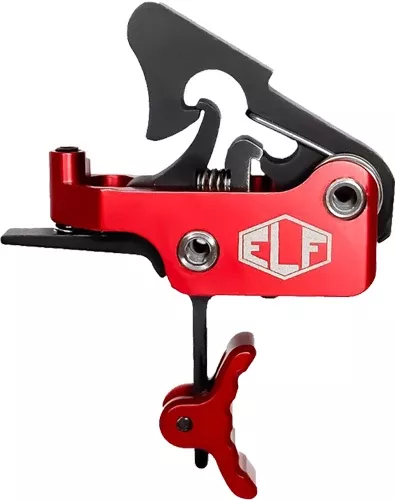 Elftmann Tactical ELF APEX PRO AR-Platform Curved 2.75-7 lbs Drop-In Trigger - Red