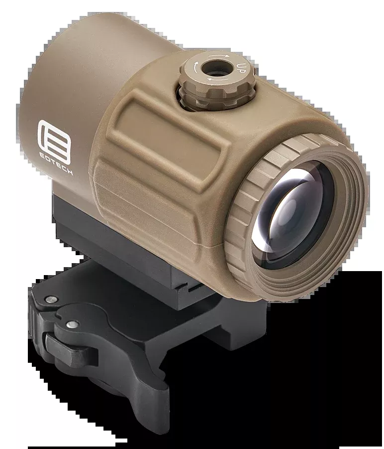 EOTech G43 3x Magnifier with QD STS Mount - Tan