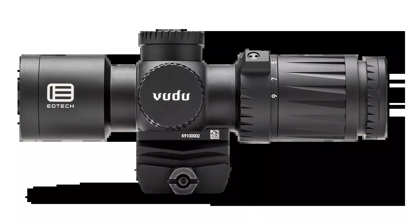 EOTech Vudu 3-9x32 SFP Illuminated MD6 MOA Reticle Rifle Scope - Matte Black