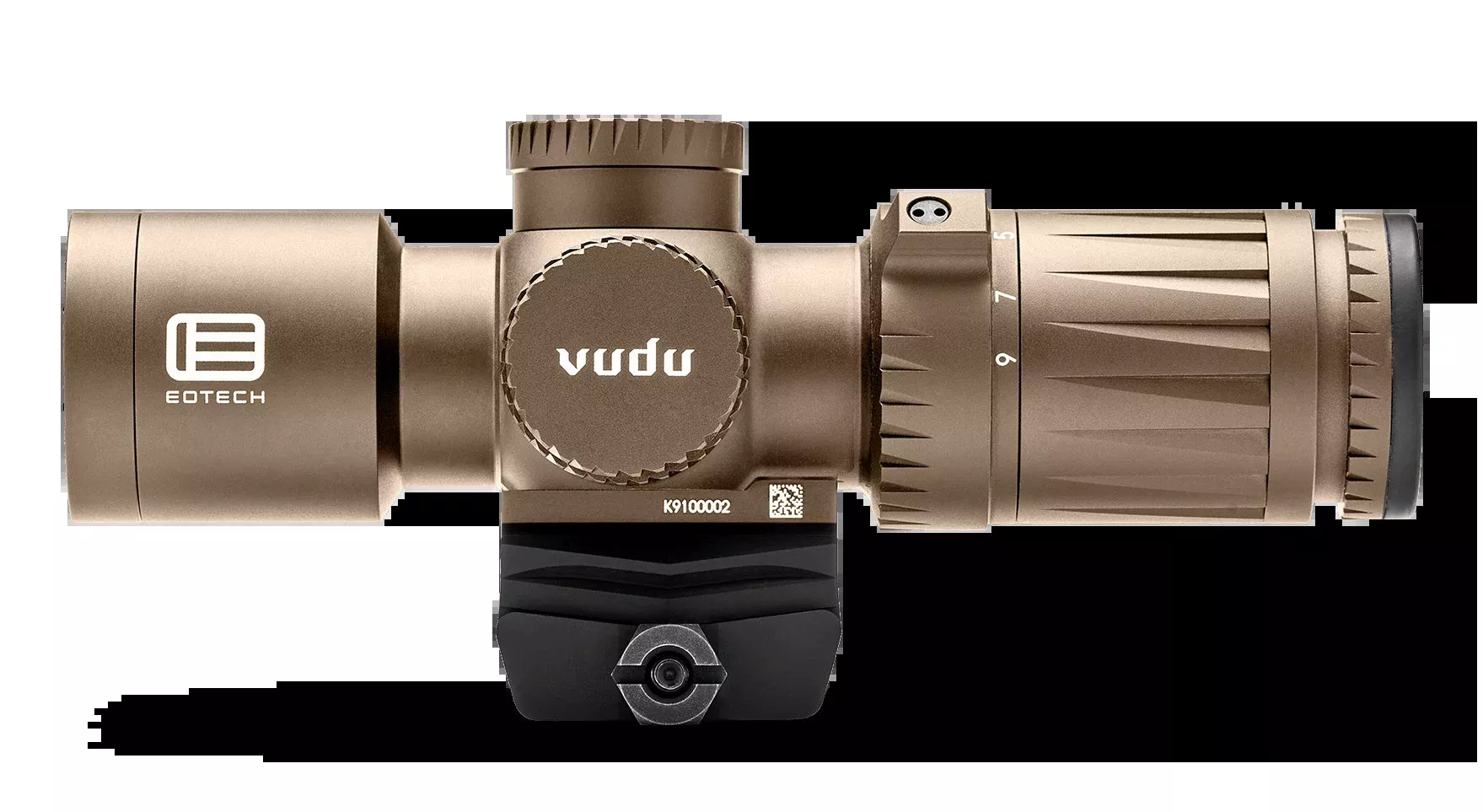 EOTech Vudu 3-9x32mm SFP Illuminated MR5 MRAD Rifle Scope - Tan