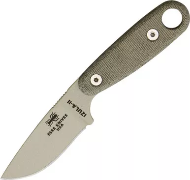 ESEE Izula-II Desert Tan Fixed Blade Knife with Kit 2.63" 1095 Carbon - IZULA-II-DT-KIT