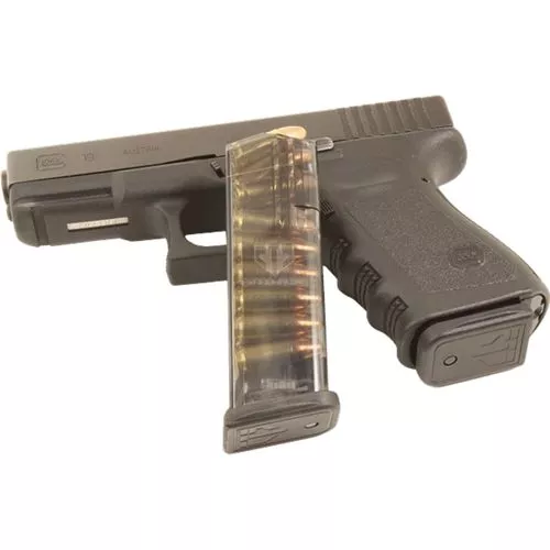 ETS Group GLK-19 Glock Compatible9mm Luger Glock G19, 26 15rd Clear Detachable