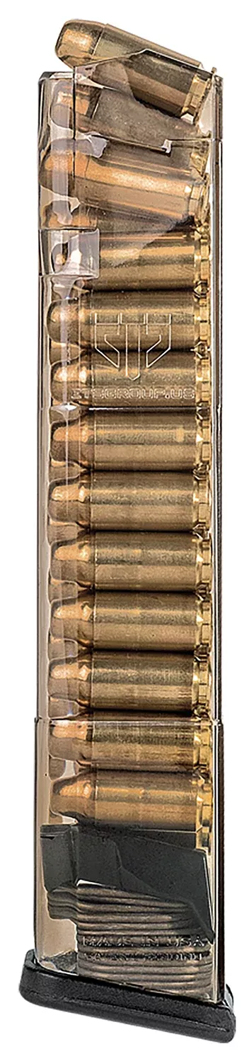 ETS Group GLK22170 Pistol Mags24rd Extended 40 S&W Compatible w/Glock 22/23/24/27/35 Gen1-4Clear Polymer