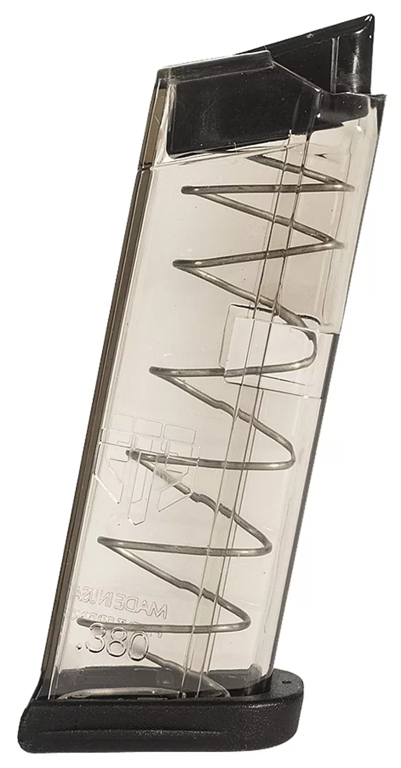 ETS Group GLK42 Pistol Mags7rd 380 ACP Compatible w/ Glock 42 Clear Polymer