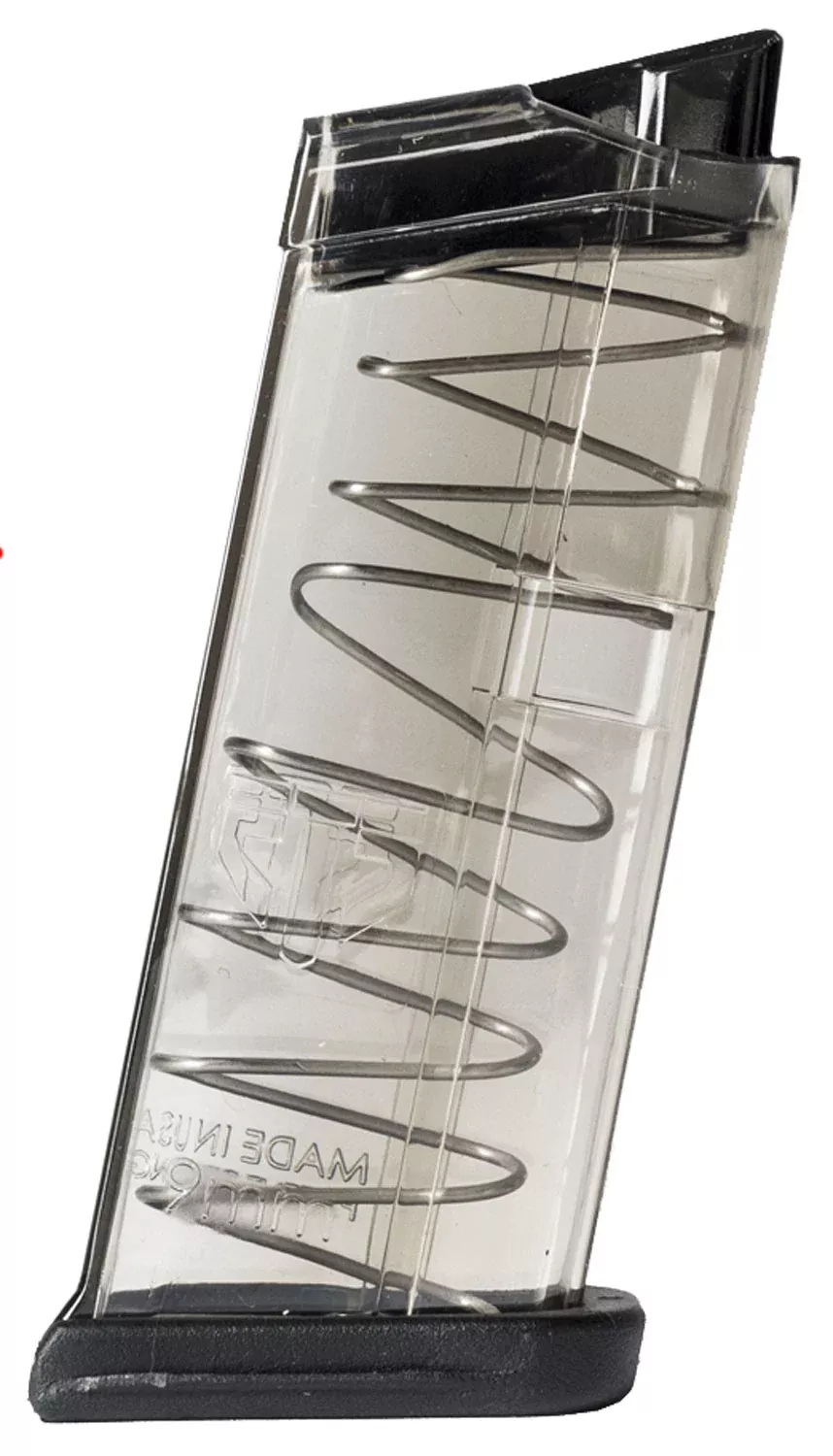 ETS Group GLK43 Pistol Mags7rd 9mm Luger Compatible w/ Glock 43 Clear Polymer