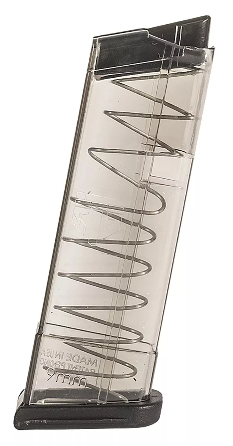 ETS Group GLK439 Pistol Mags9rd 9mm Luger Compatible w/ Glock 43 Clear Polymer