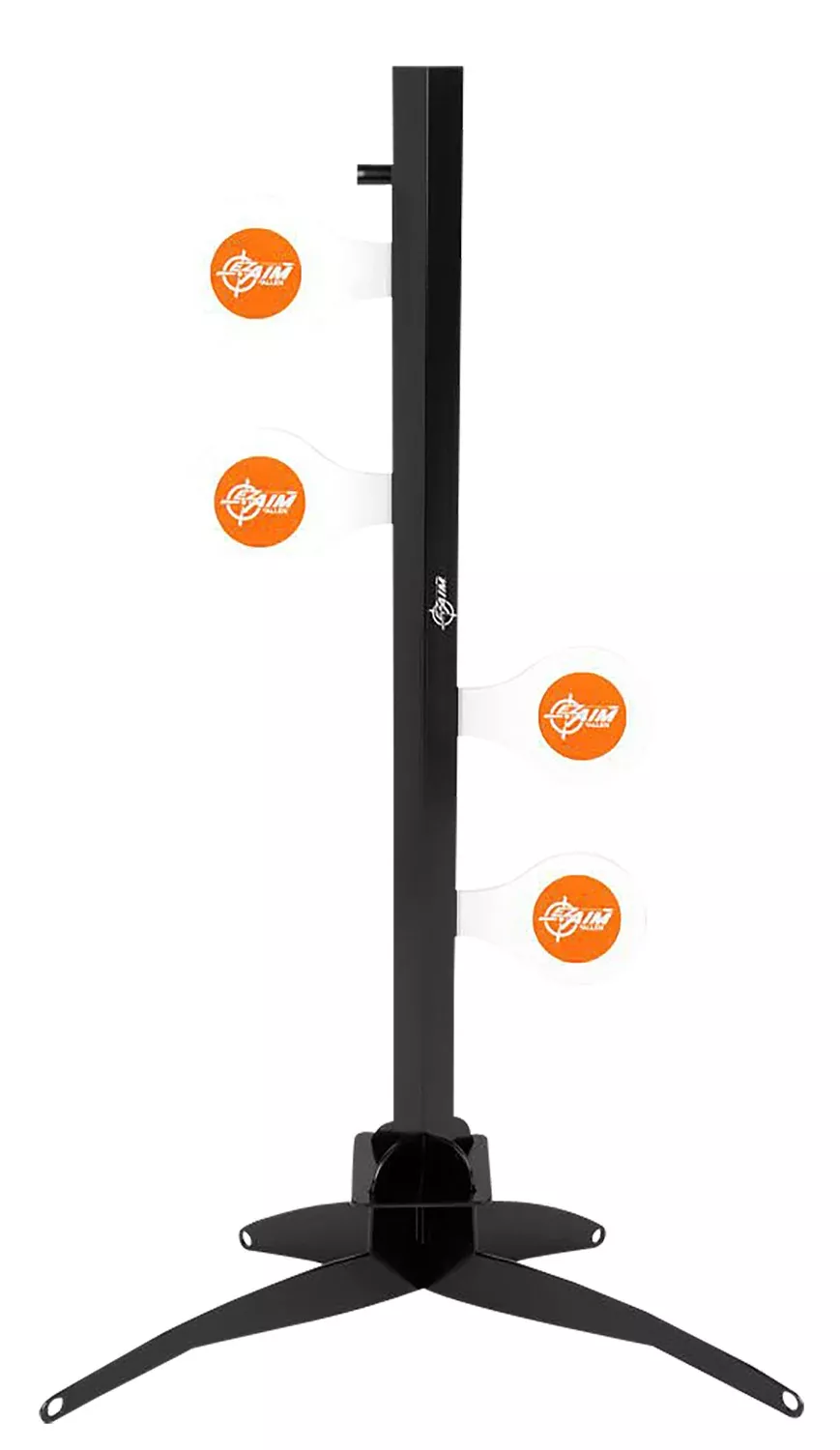 EZ-Aim 15633 Speed Zone Rimfire Dueling TreeRifles/Handguns Orange/White Steel Standing Includes 4 Steel Target Paddles