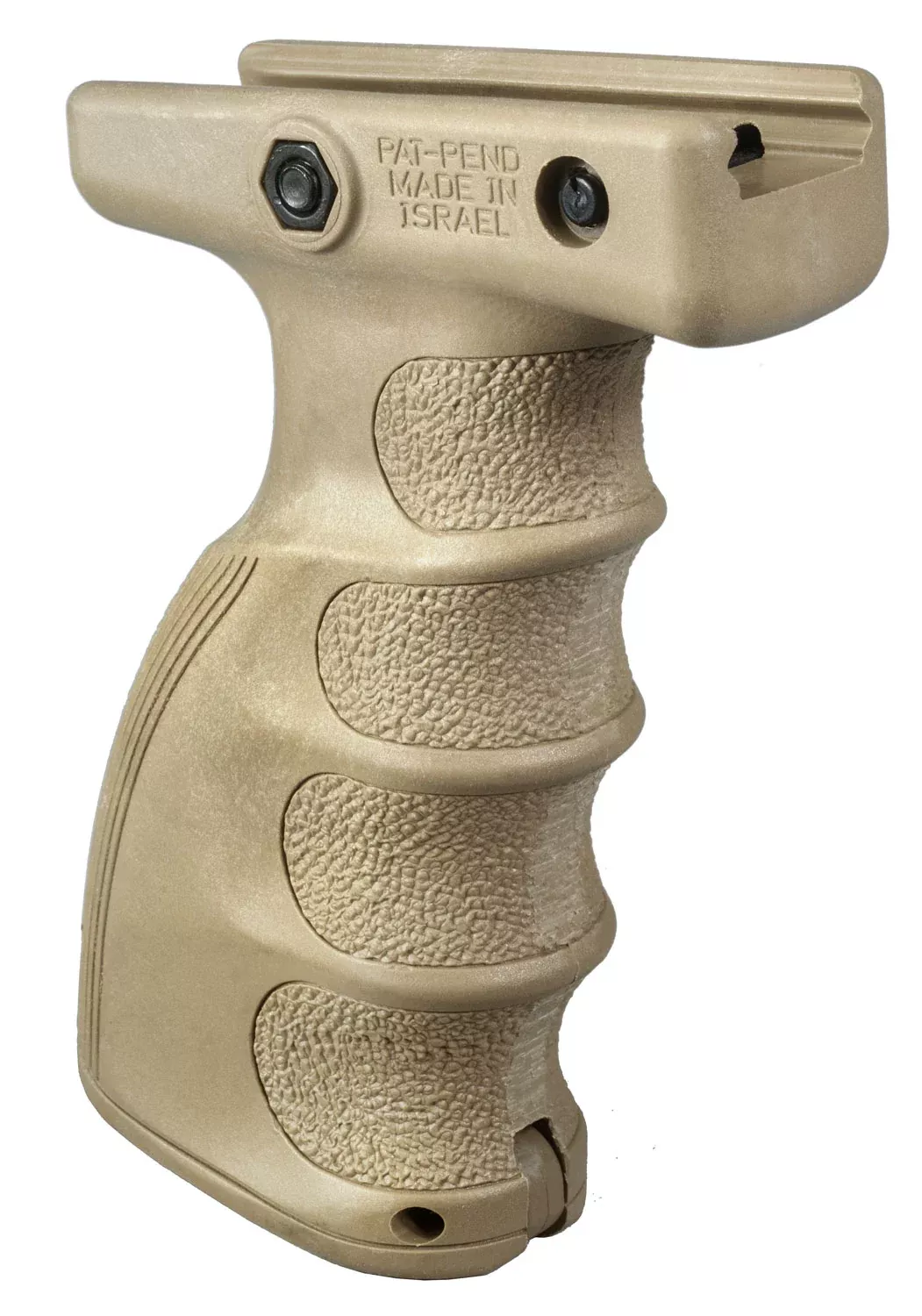 FAB Defense FXAG44ST AG-44S Quick Release Ergonomic Foregrip Compatible w/Mil-STD Picatinny Rail Flat Dark Earth Reinforced Polymer