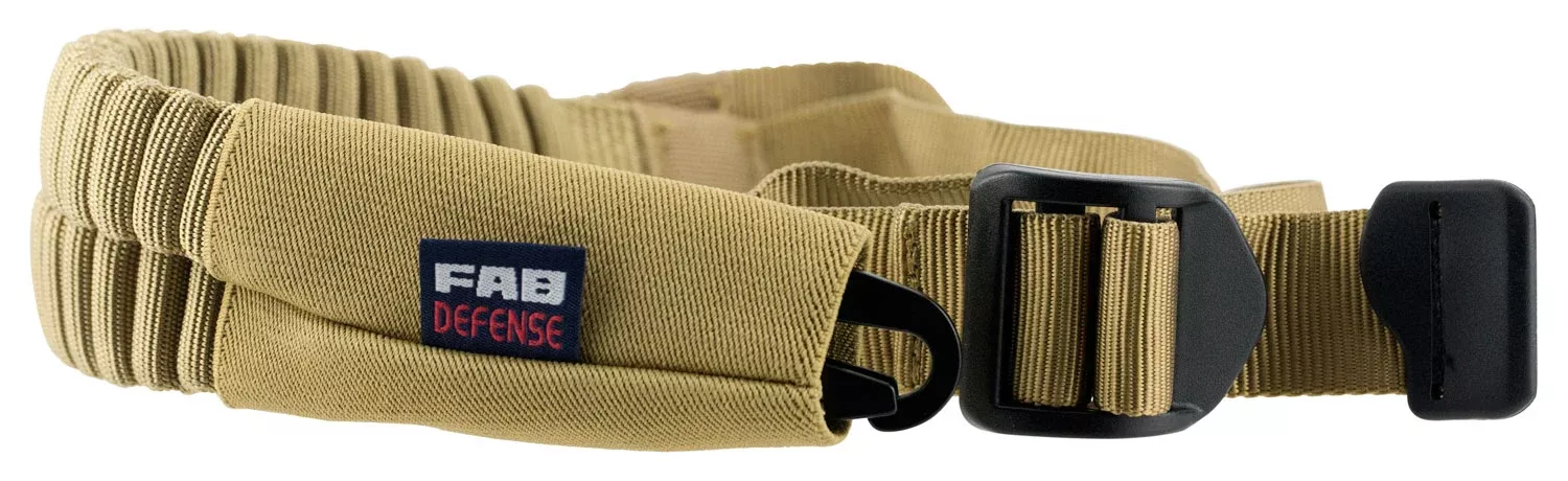 FAB Defense FXBUNGEET Bungee One Point Tactical Sling Flat Dark Earth Elastic 23.60" OAL Bungee AR Platform