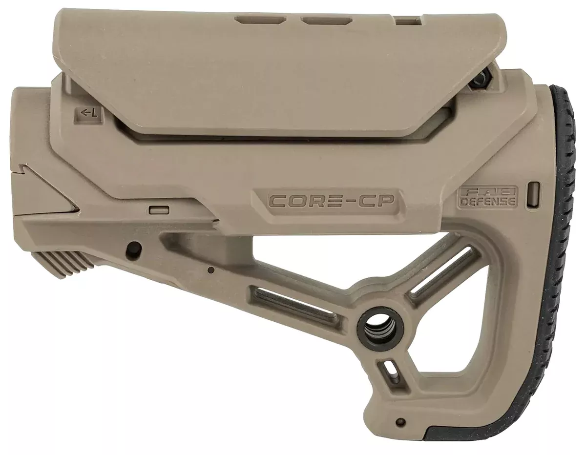 FAB Defense FXGLCORESCPT GL-CORE S CP-CQB Optimized Combat StockFlat Dark Earth