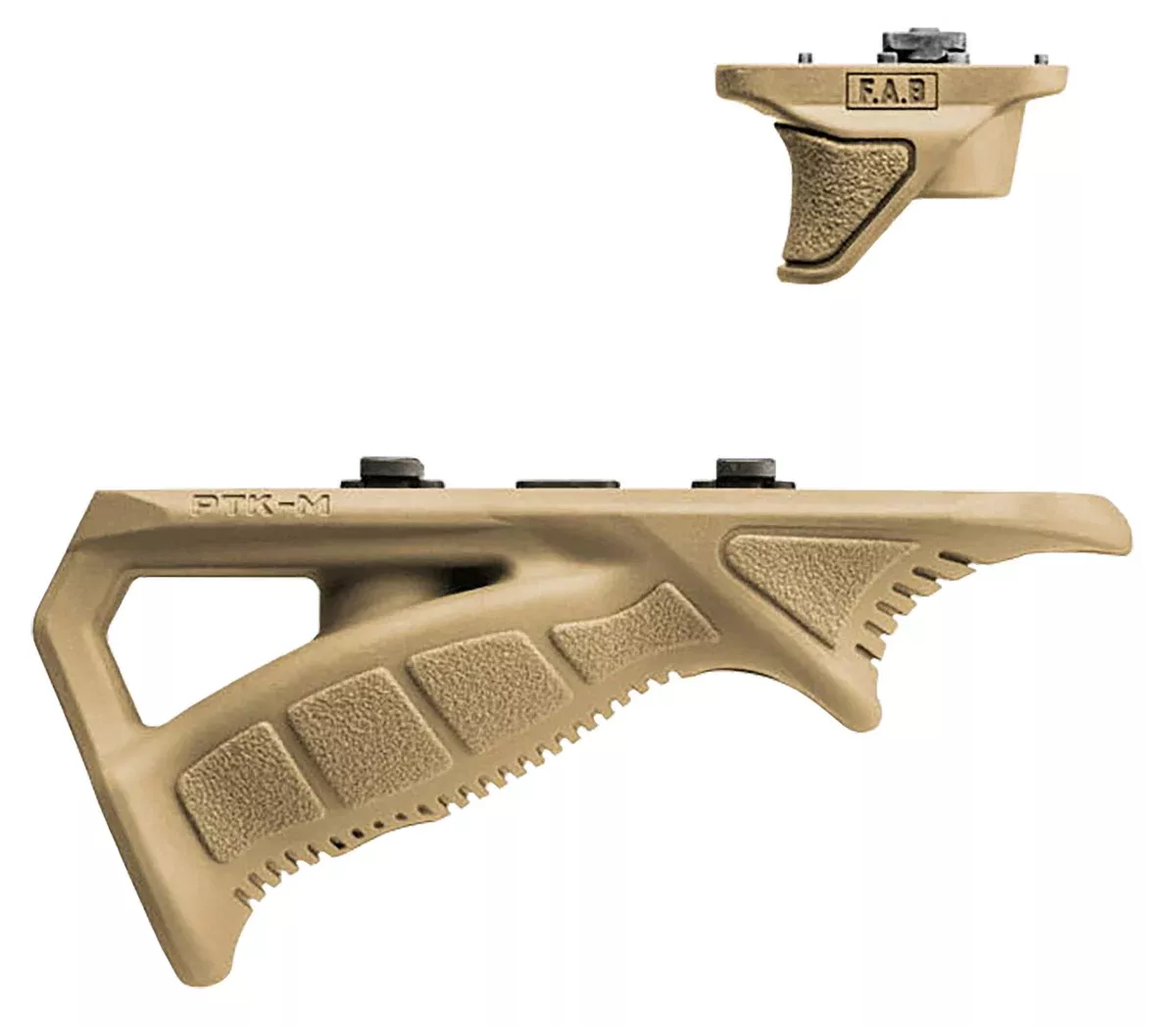 FAB Defense FXPTKMCT PTK-M Rubberized M-LOK Compatible Ergonomic Pointing Grip Combo PackFlat Dark Earth