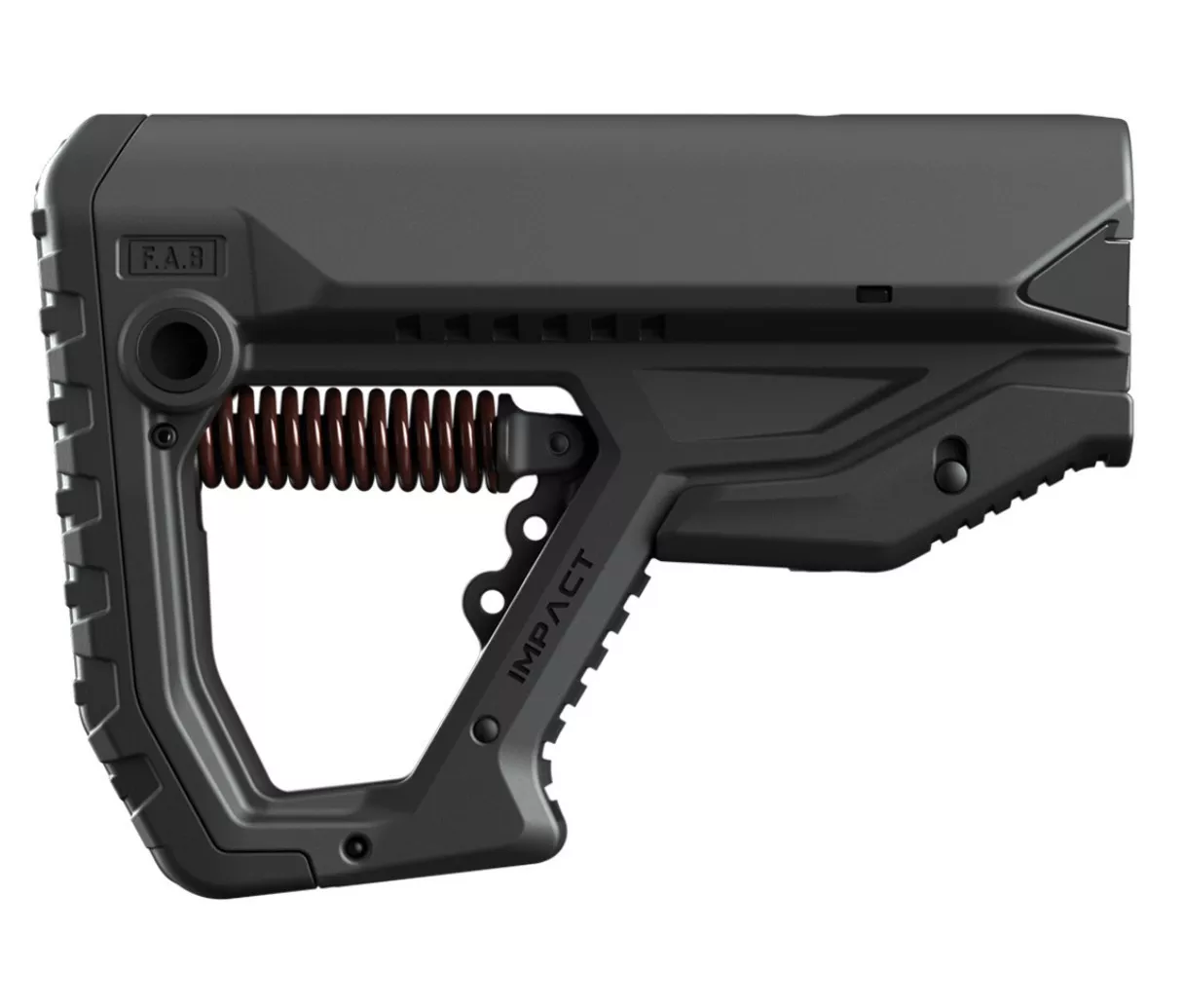 FAB Defense GL-CORE IMPACT Recoil Reduction Buttstock w/ Variable Reduction Settings - Black