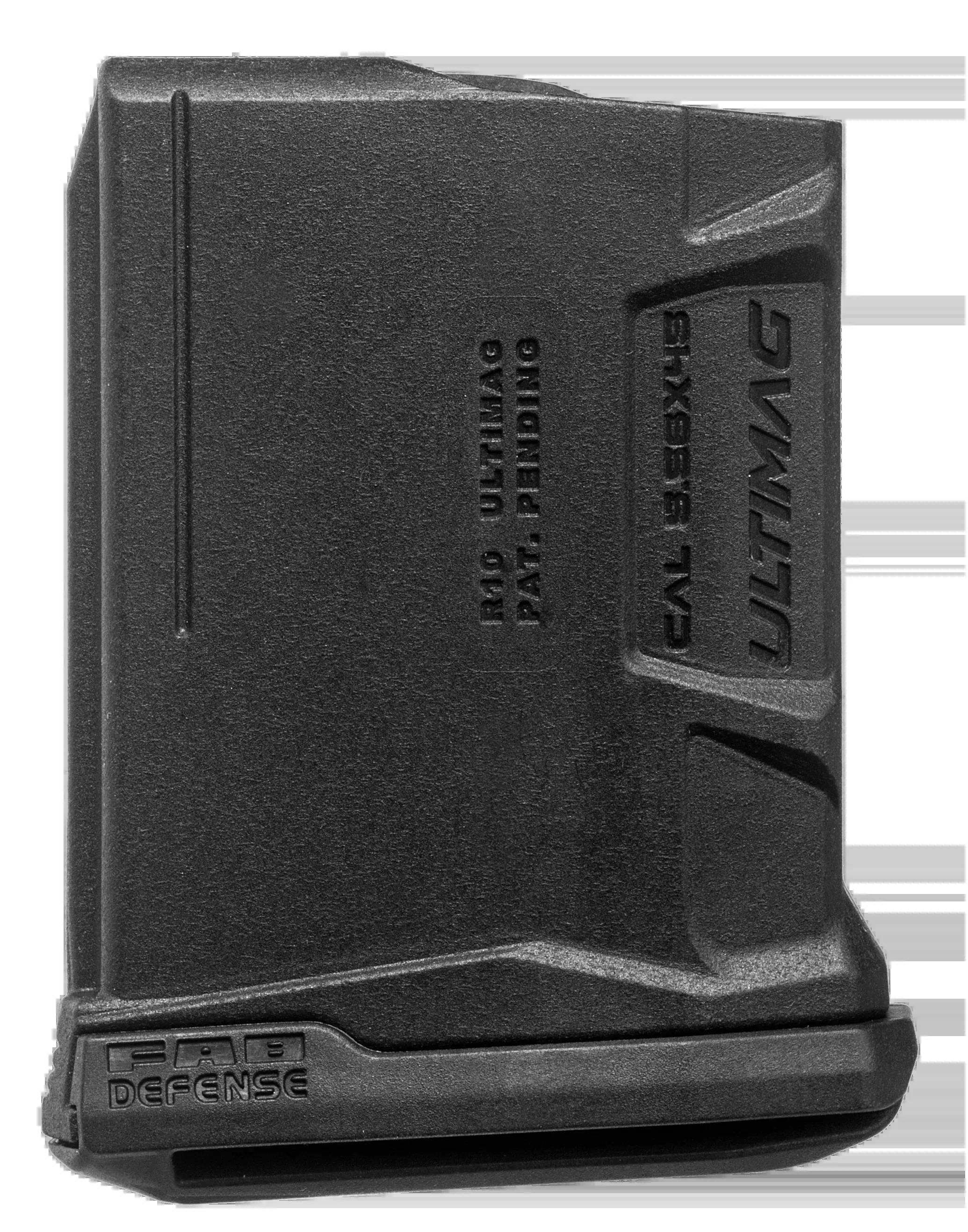 FAB Defense Ultimag 10R 5.56x45mm NATO 10Rd AR-15/M4/M16 Black Polymer Magazine