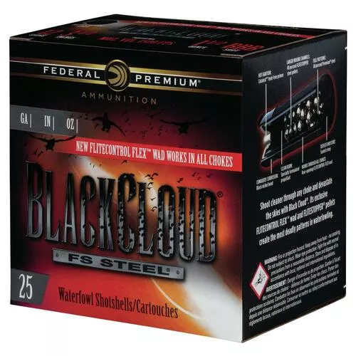 Federal 20 Ga Black Cloud 3" 1oz #1 25rd PWBX2091