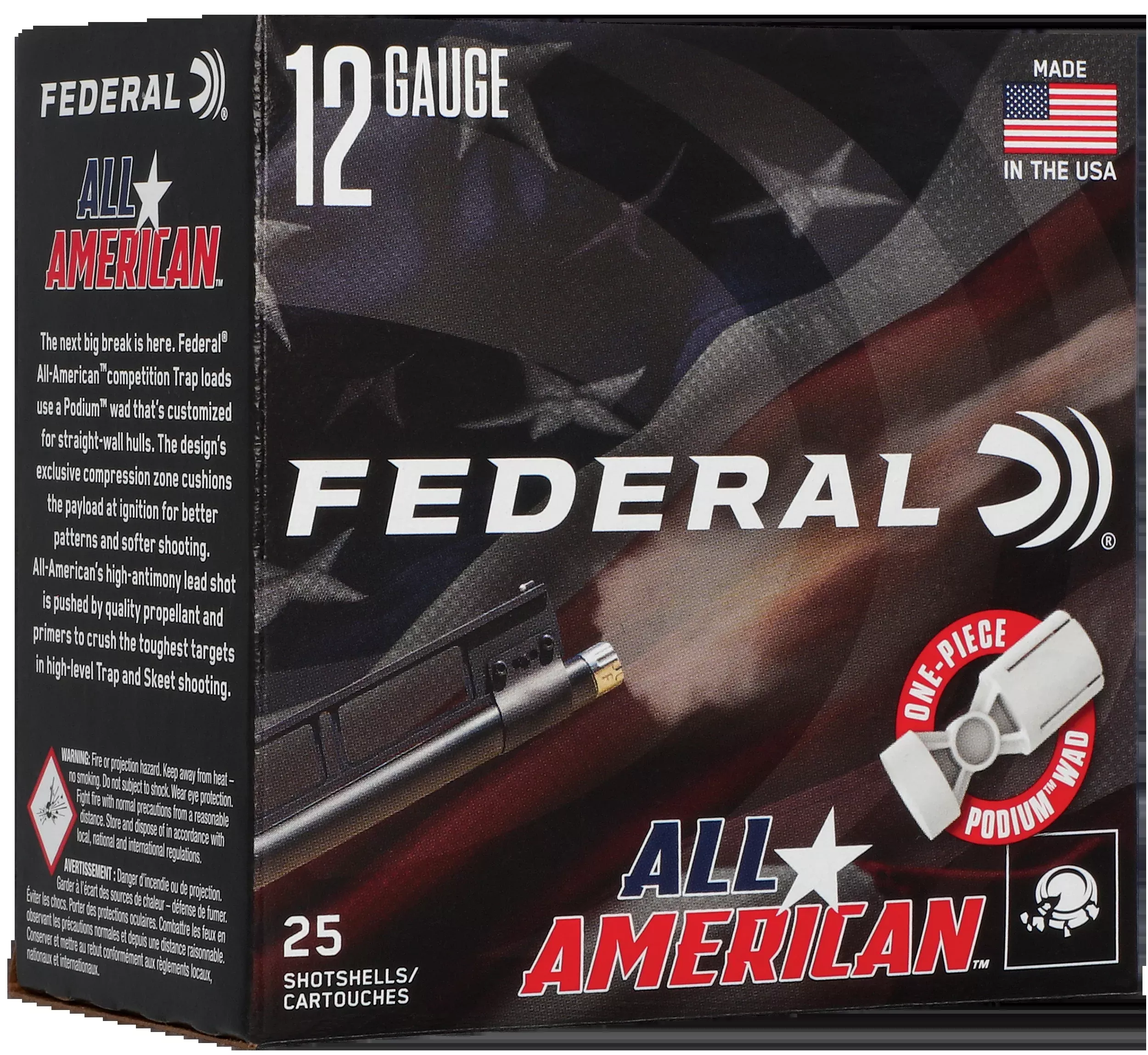 Federal All-American 12 Gauge 2.75" 1 oz #8 Shot Shotshells - Box or Case