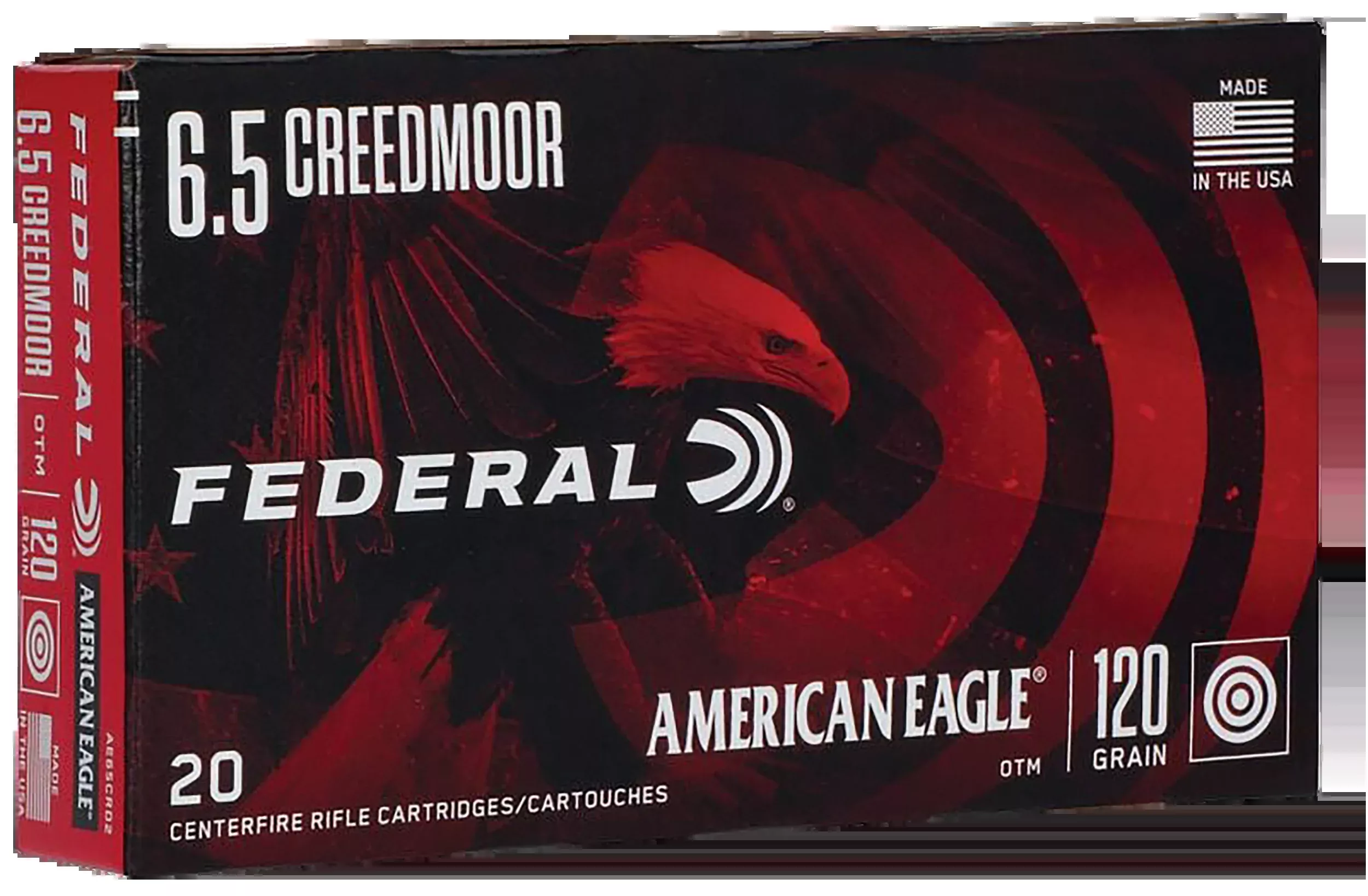 Federal American Eagle 6.5 Creedmoor 120gr Open Tip Match - Box or Case