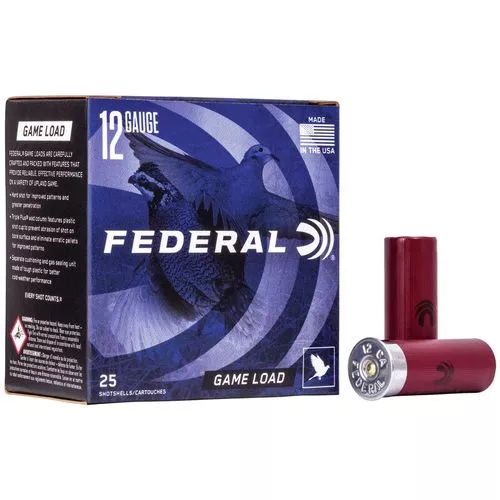 Federal Game-Shok 12 Gauge Ammunition 25 Rounds 2.75" 1oz. #6 Shot 1,290 Feet Per Second
