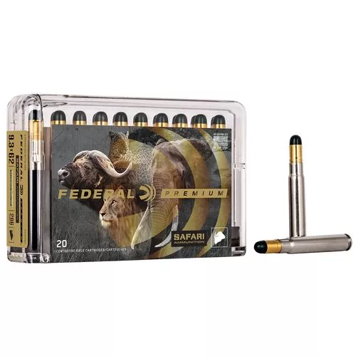 Federal P9362WH Premium Safari Cape-Shok 9.3mmx62 Mauser 286 gr Woodleigh Hydro Solid (WHCS) 20 Bx/ 10 Cs