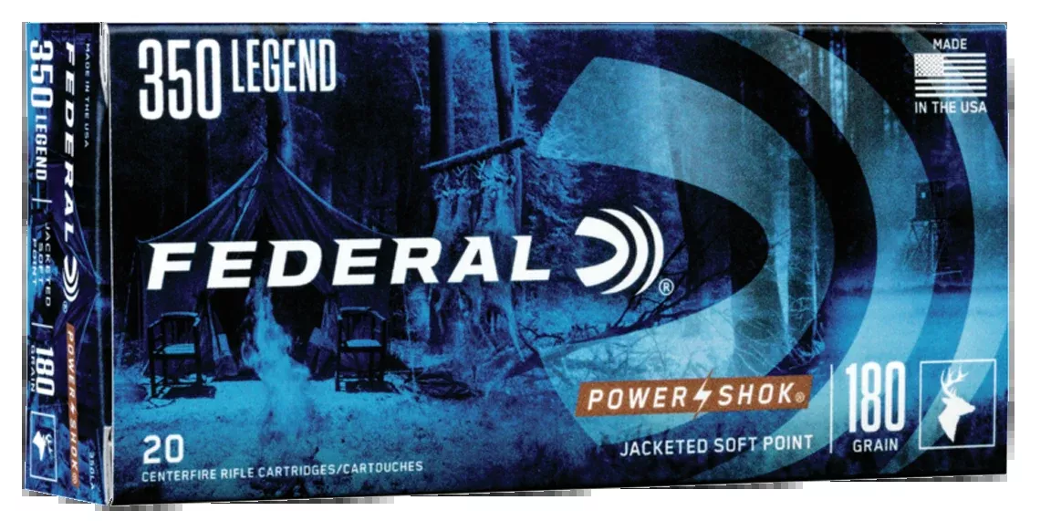 Federal Power-Shok 350 Legend 180gr Jacketed Soft Point - Box or Case