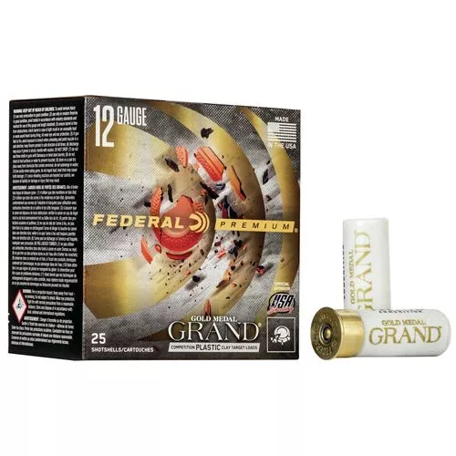 Federal Premium Gold Medal Grand Shotgun Shells - 12 Ga - 2 3/4 - 1 1/8oz
