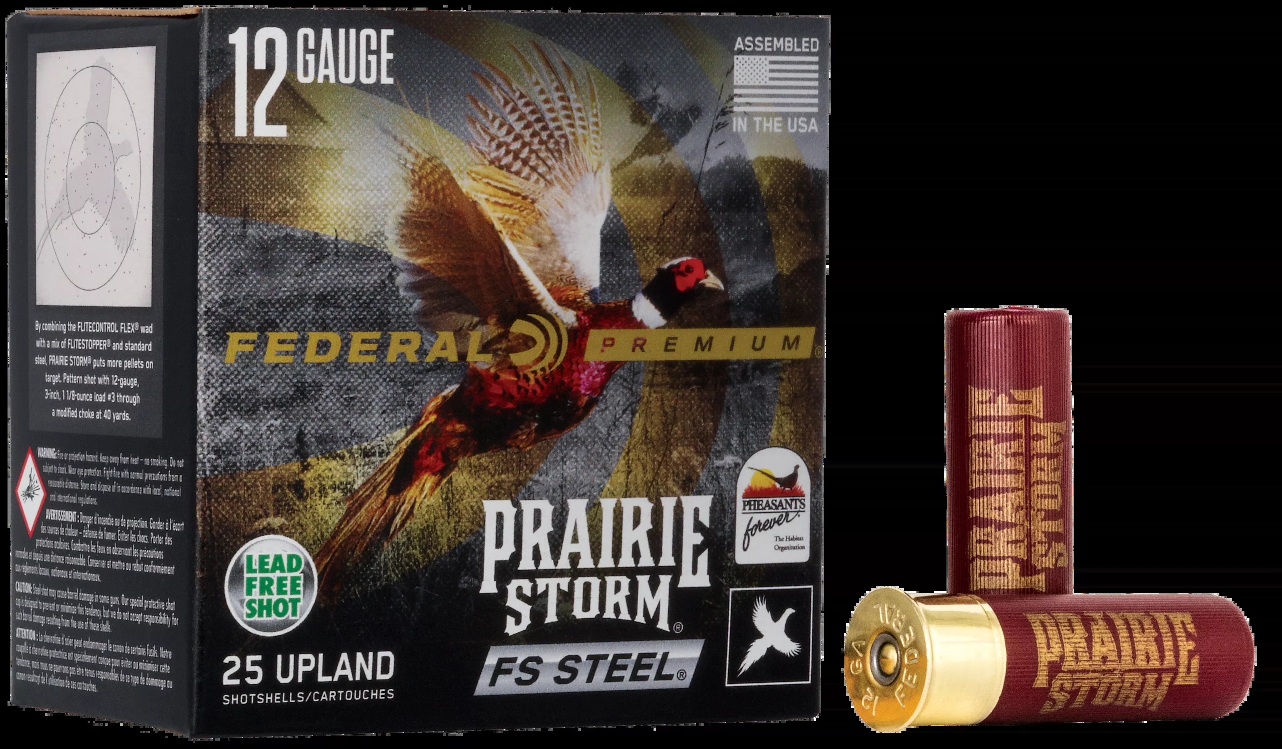 Federal Premium Prairie Storm FS 20 Gauge 3" 7/8 oz #3 Shot 25 Rd - Box or Case