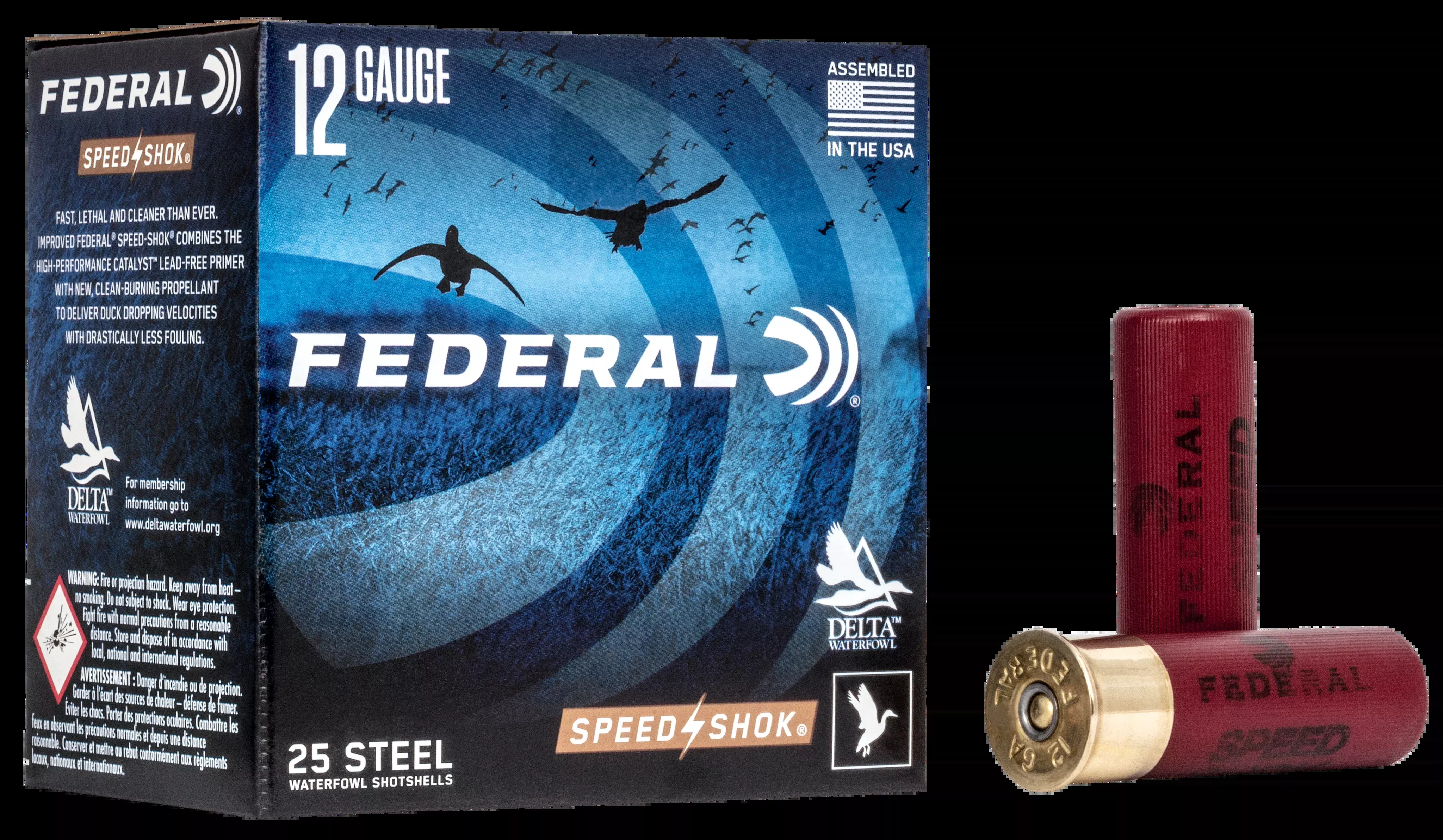 Federal Speed-Shok 12 Gauge 3" 1 1/8 oz #3 Shot Shotshells - Box or Case