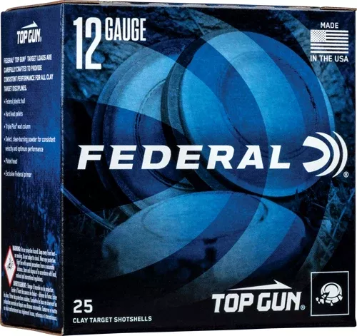 Federal Top Gun 12 Gauge 2-3/4" 1 oz #7.5 Shot 1180 fps 250 Rd Case