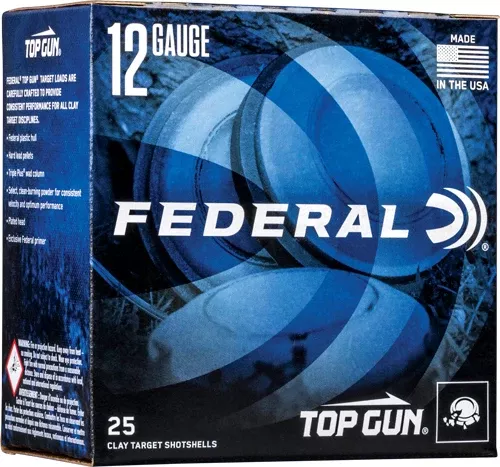Federal Top Gun 12 Gauge 2.75" 1oz #8 Shot 1180 fps 250 Rd Case
