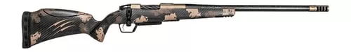 Fierce Firearms RIVSCX22CM18BDS Carbon Rival XP 2.0 22 Creedmoor 18" Smoked Bronze Cerakote Spiral Fluted Stainless Steel Barrel & Drilled & Tapped Receiver, Desert Shadow Camo Adj Comb Carbon Fiber S