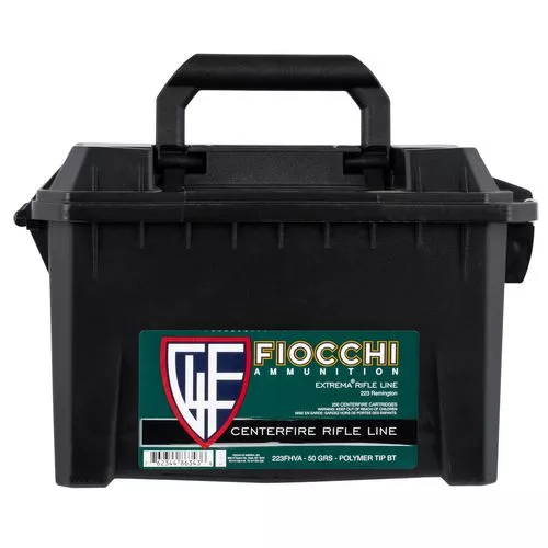 Fiocchi 223FHVA Extrema223 Rem 50 gr V-Max 200 Bx/ 1 Cs Plano Box