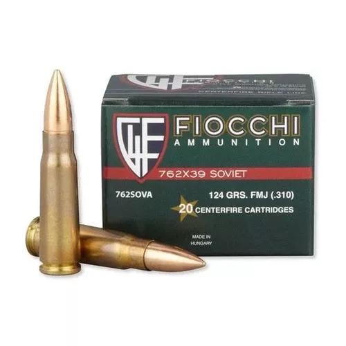 Fiocchi 7.62x39 124gr FMJ 20Rd Box