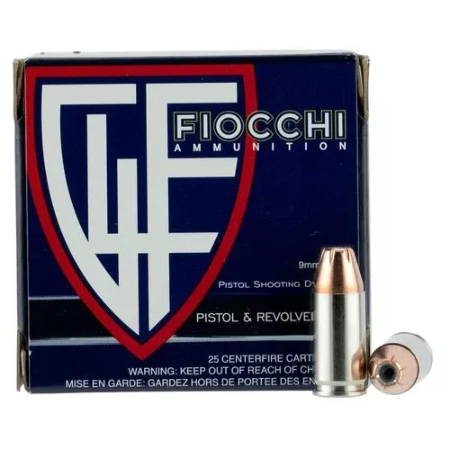 Fiocchi 9XTPC25 Extrema9mm Luger 124 gr XTP Hollow Point 25 Bx/ 20 Cs