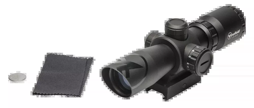 Firefield Barrage 1.5-5x32mm Illuminated Red/Green Mil-Dot Reticle Rifle Scope - Matte Black