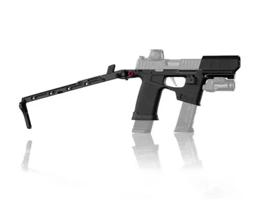 FLUX Defense Raider 365 Aluminum PDW Chassis Pistol Brace - Black