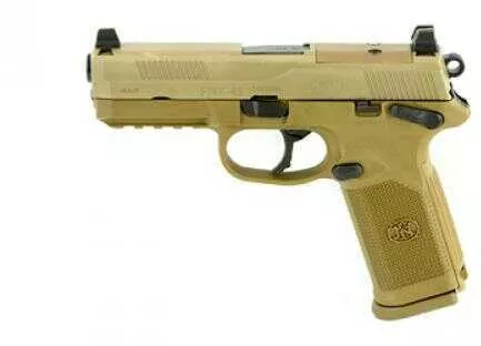 FN FNX-45 Tactical Semi Automatic Handgun .45 ACP 5.3" Barrel 10 Rounds Flat Dark Earth
