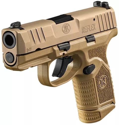 FN REFLEX MS 9MM 3.3" 10RD FDE
