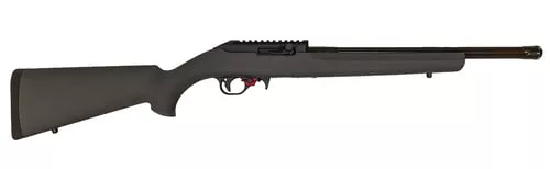 Franklin Armory 0210000GRY F2222 LR 16" Black Heavy Fluted Threaded Barrel, Picatinny Rail Receiver, Gray Hogue OverMolded Synthetic Stock