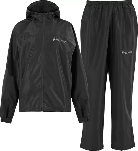 Frogg Toggs Women's Vapor Rain Suit Black LG/XL