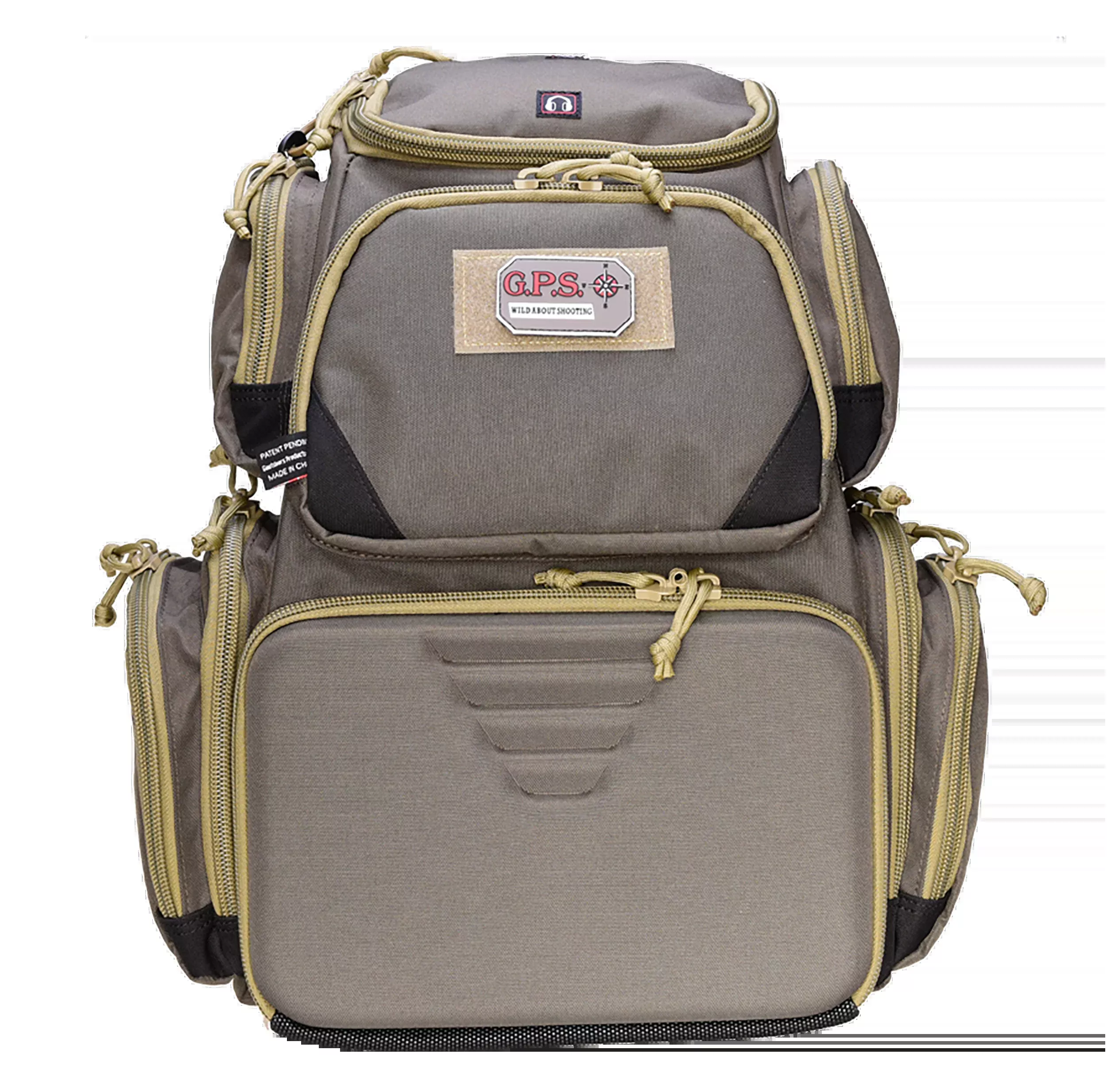 G*Outdoors 1611SC Sporting Clays Backpack Olive - Lockable Zippers, Rain Cover