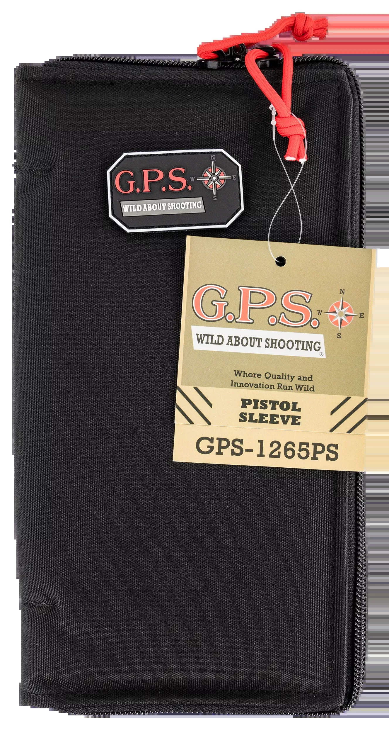G Outdoors GPS-1265PS Pistol Sleeve Large Black Nylon - Holds 1 Handgun