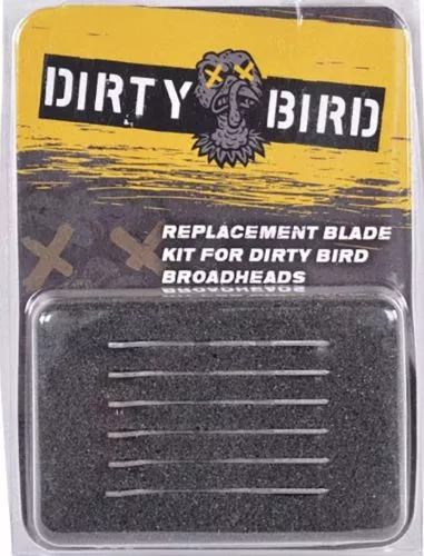 G5 Outdoors Dirty Bird 125gr Replacement Blades - 6 Pack