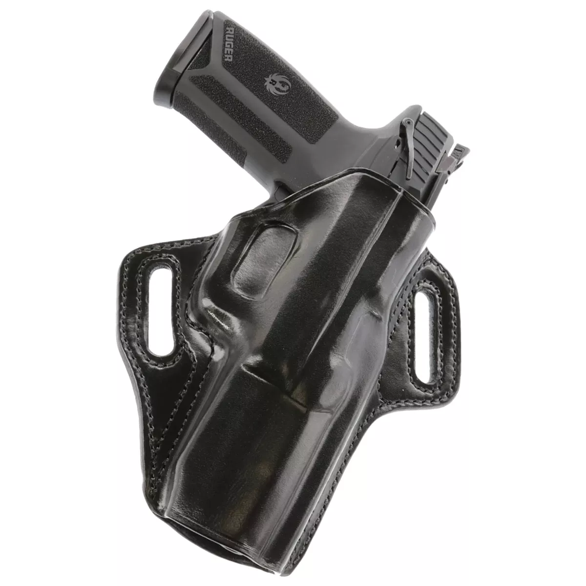 Galco CON458B ConcealableBlack Leather Belt FN Five-SeveN USG Right Hand