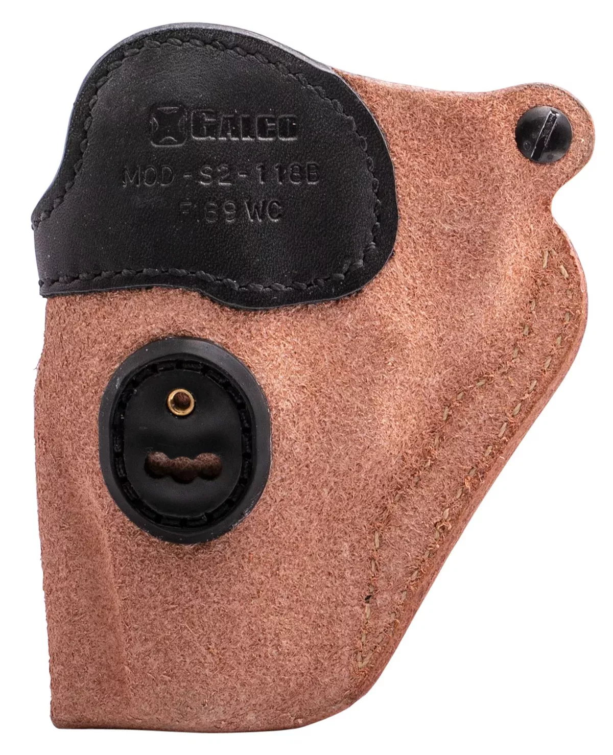 Galco S2118B Scout 3.0IWB Natural/Black Leather UniClip/Stealth Clip Fits Ruger SP101 Ambidextrous