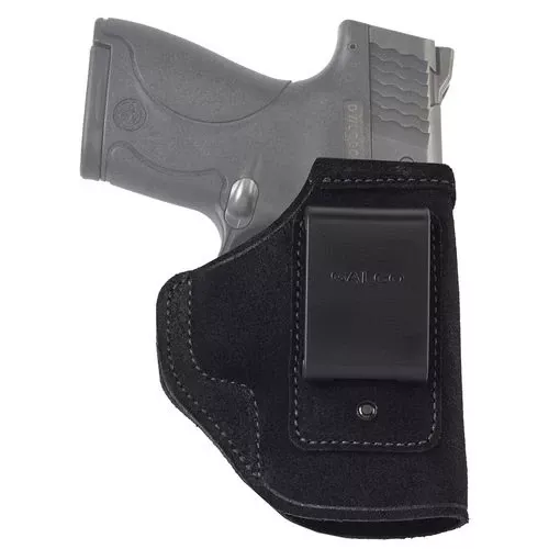 Galco STO658B Stow-N-Go IWB Black Leather Belt Clip Fits S&W M&P Shield w/Crimson Trace Laser Right Hand