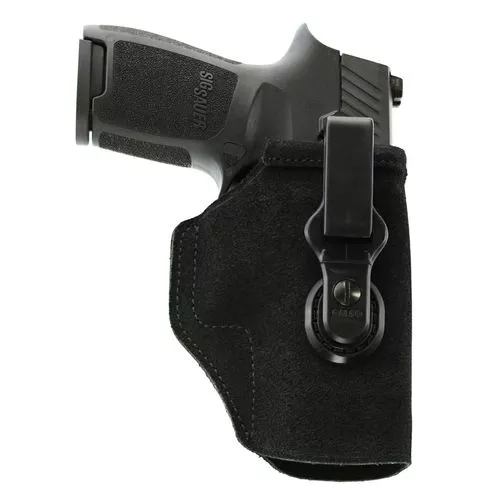 Galco TUC164B Tuck-N-Go 2.0 IWB Black Leather UniClip/Stealth Clip Fits S&W J Frame 3" Ambidextrous