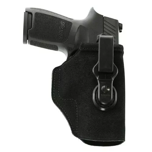 Galco TUC822B Tuck-N-Go 2.0Black Leather IWB Sig P320C Ambidextrous
